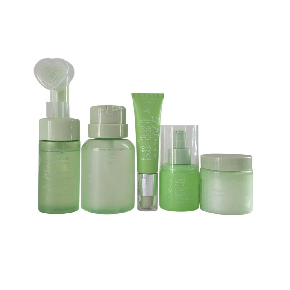 Le Mercerie Full Set Matcha Skincare Collection 5pc Set